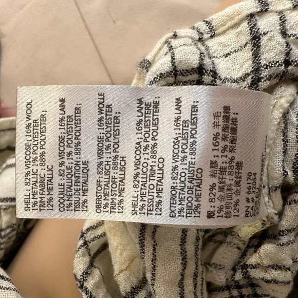 Anthropologie Darlene Plaid Peasant Blouse - Picture 7 of 7